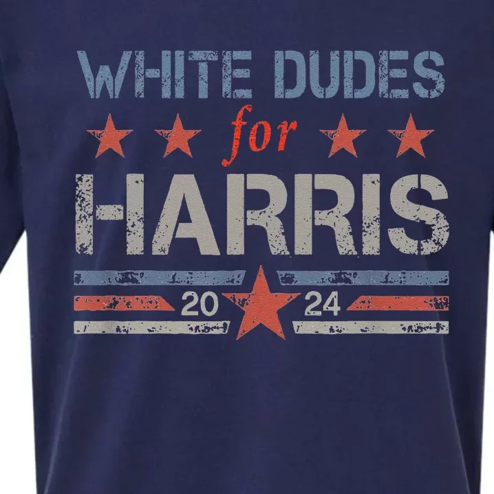 White Dudes For Kamala Harris Kamala Harris 2024 Sueded Cloud Jersey T-Shirt