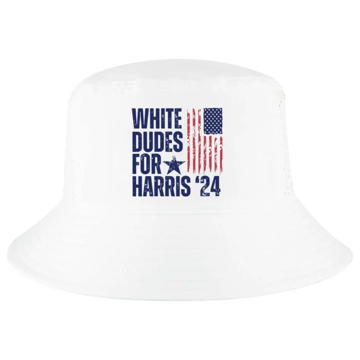 White Dudes For Harris Election 2024 Cool Comfort Performance Bucket Hat