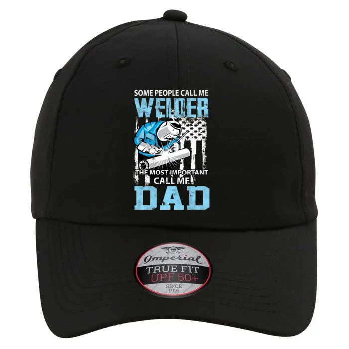 Welder Dad Fathers Day Funny Daddy Welding Dad The Original Performance Cap