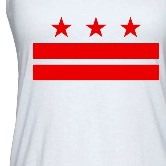 Washington Dc Flag D.C. Capitol Ladies Essential Flowy Tank