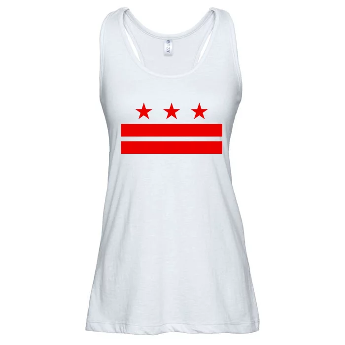 Washington Dc Flag D.C. Capitol Ladies Essential Flowy Tank