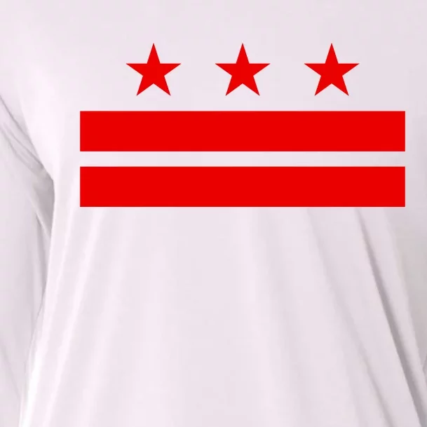 Washington Dc Flag D.C. Capitol Cooling Performance Long Sleeve Crew