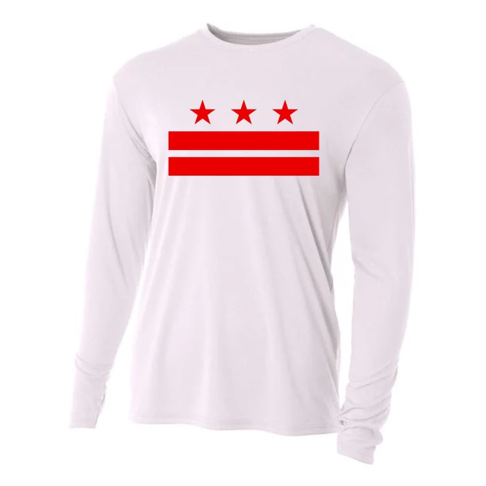 Washington Dc Flag D.C. Capitol Cooling Performance Long Sleeve Crew