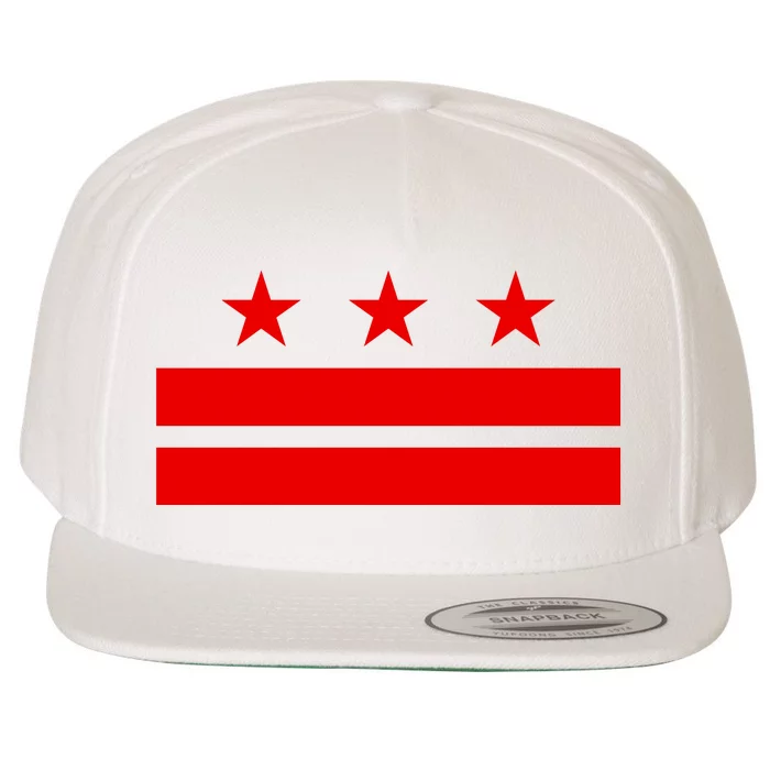 Washington Dc Flag D.C. Capitol Wool Snapback Cap