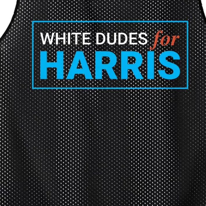 White Dudes For 2024 President White Dudes For Kamala Harris Mesh Reversible Basketball Jersey Tank