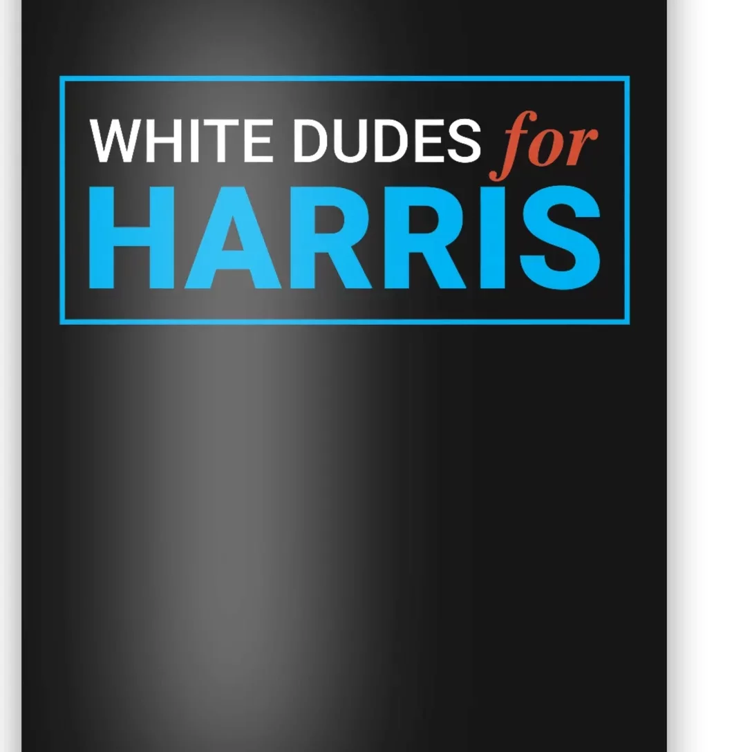 White Dudes For 2024 President White Dudes For Kamala Harris Poster