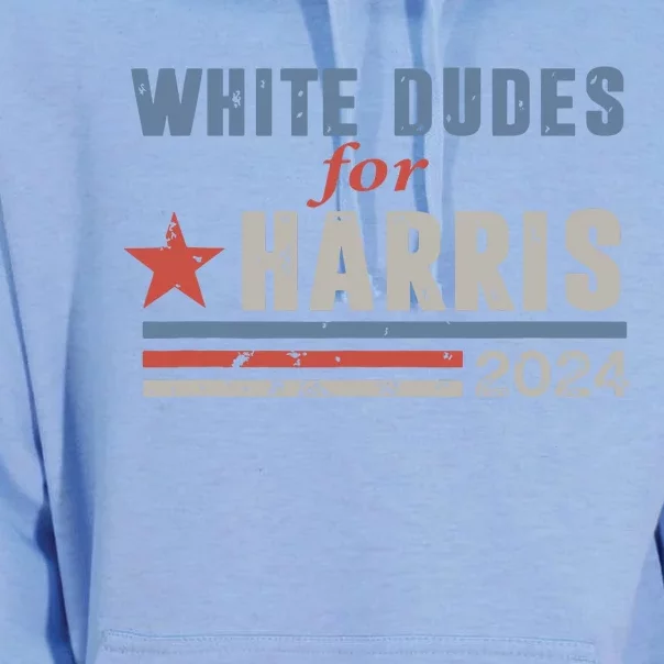 White Dudes For Kamala Harris Unisex Surf Hoodie