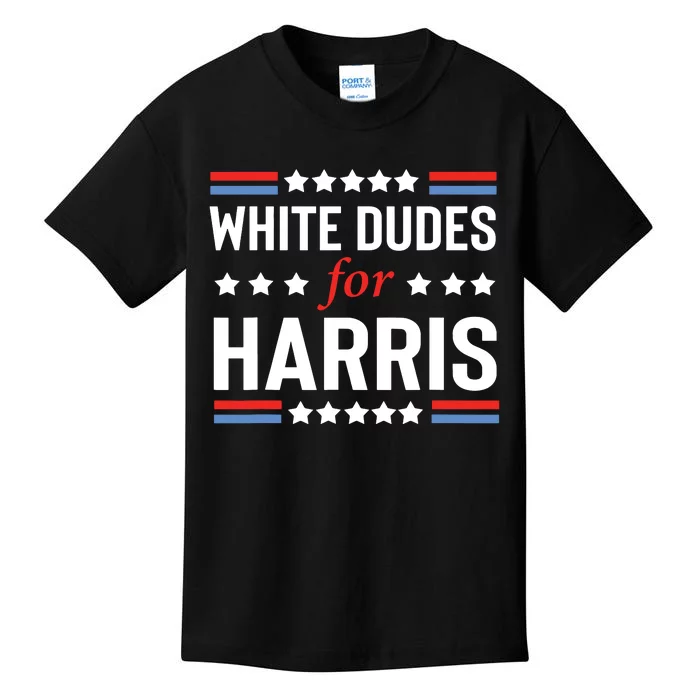 White Dudes For Kamala Harris Kids T-Shirt