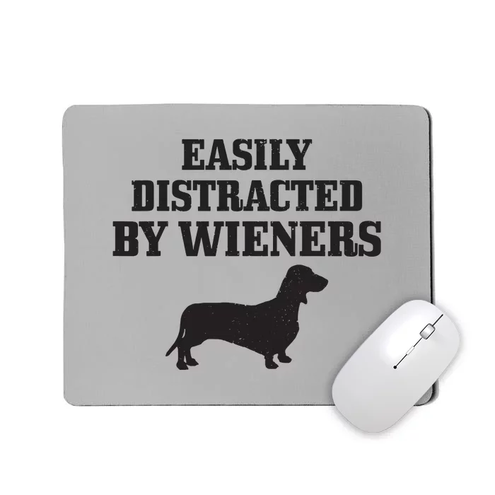 Wiener Dog Funny Weiner Doxie Dachshund Mom Dad Gift Mousepad