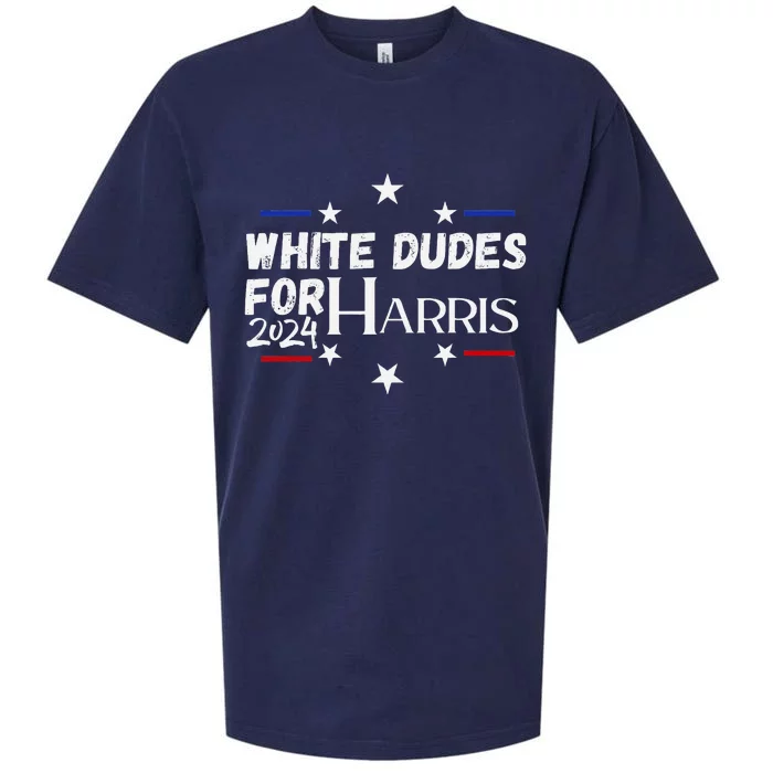 White Dudes For Kamala Harris 2024 Sueded Cloud Jersey T-Shirt