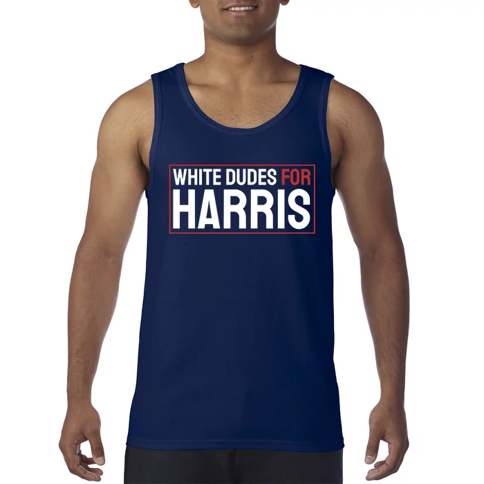 White Dudes For Harris Tank Top