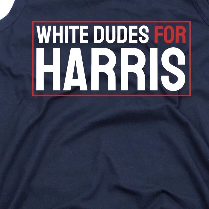 White Dudes For Harris Tank Top