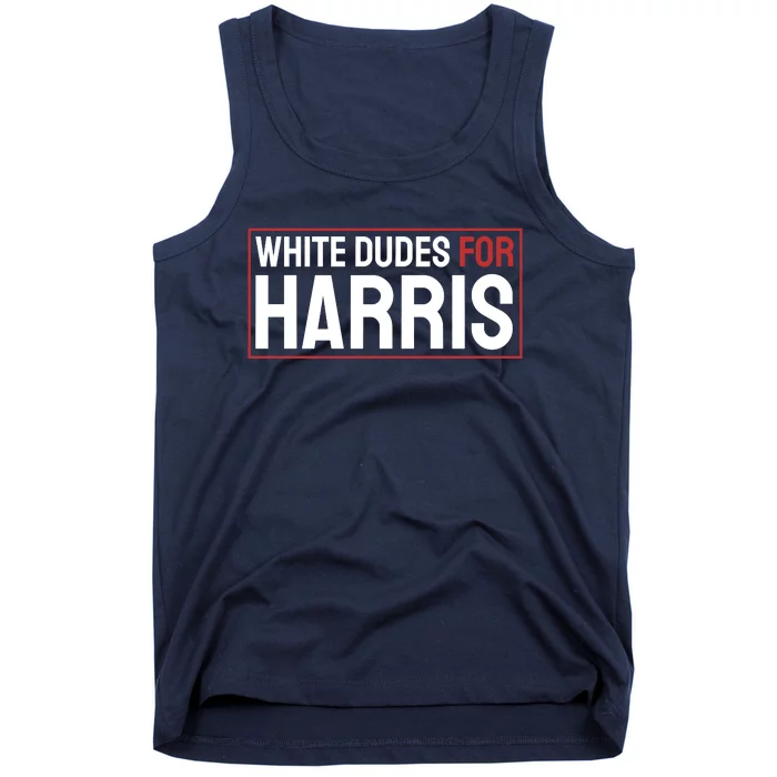 White Dudes For Harris Tank Top