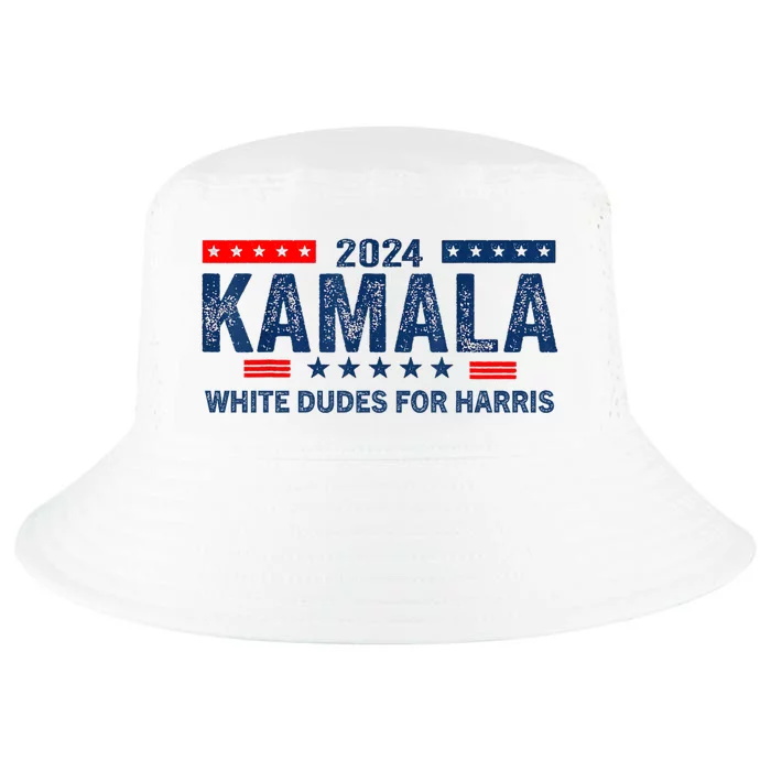 White Dudes For Kamala Harris 2024 For President Election Cool Comfort Performance Bucket Hat