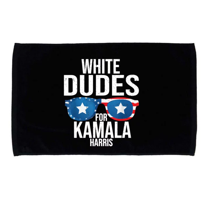 White Dude For Kamala Harris 2024 President Election Microfiber Hand Towel