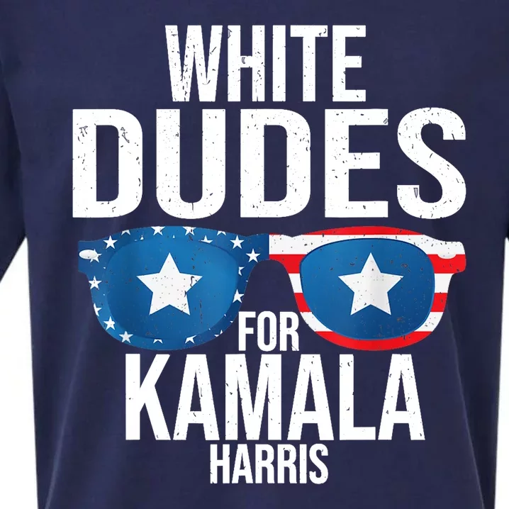 White Dude For Kamala Harris 2024 President Election Sueded Cloud Jersey T-Shirt