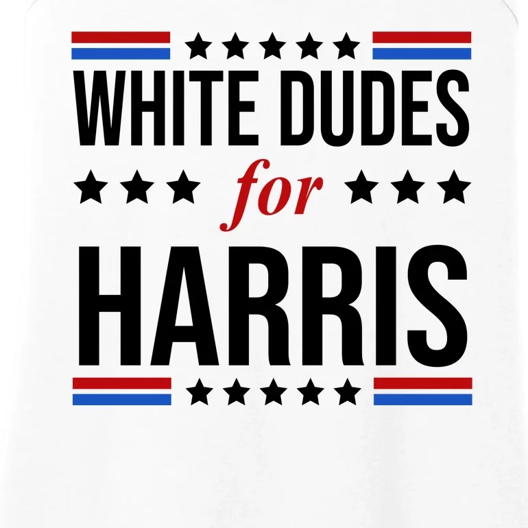 White Dudes For Kamala Harris Election Ladies Essential Tank