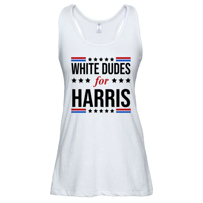 White Dudes For Kamala Harris Election Ladies Essential Flowy Tank