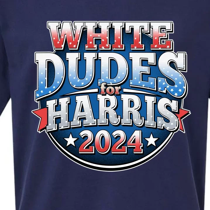 White Dudes For Kamala Harris 2024 Election Sueded Cloud Jersey T-Shirt