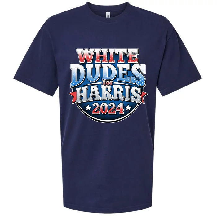 White Dudes For Kamala Harris 2024 Election Sueded Cloud Jersey T-Shirt