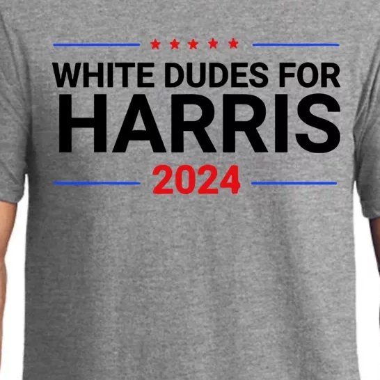 White Dudes For Harris 2024 Pajama Set