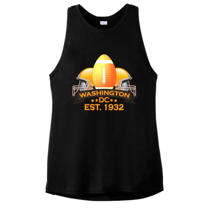 Washington DC Football EST 1932 Ladies Tri-Blend Wicking Tank