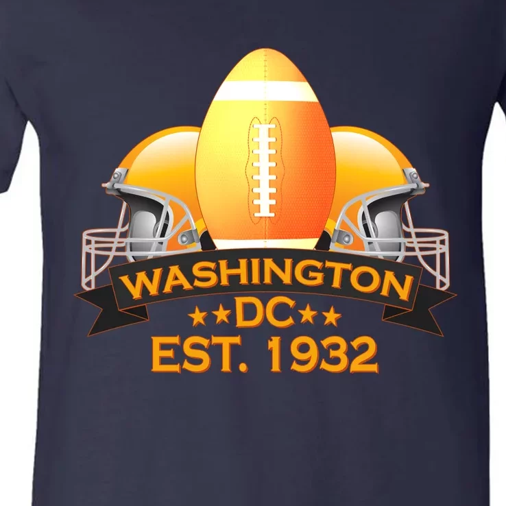 Washington DC Football EST 1932 V-Neck T-Shirt