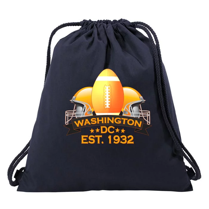 Washington DC Football EST 1932 Drawstring Bag