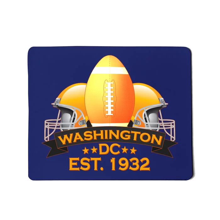 Washington DC Football EST 1932 Mousepad