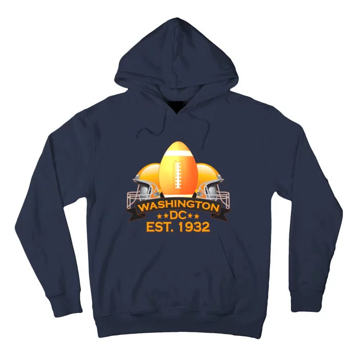 Washington DC Football EST 1932 Tall Hoodie