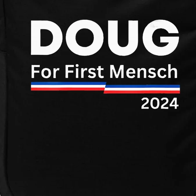 Wos Doug For First Mensch Yiddish Pun Kamala Harris Hebrew Impact Tech Backpack