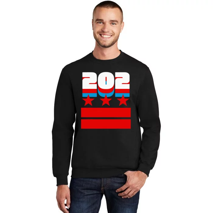 Washington Dc Flag Tall Sweatshirt