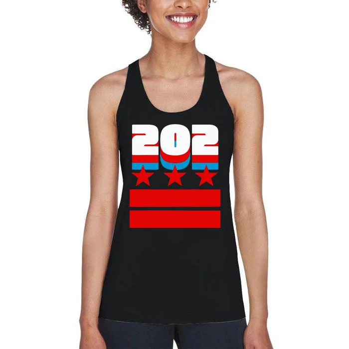 Washington Dc Flag Women's Racerback Tank