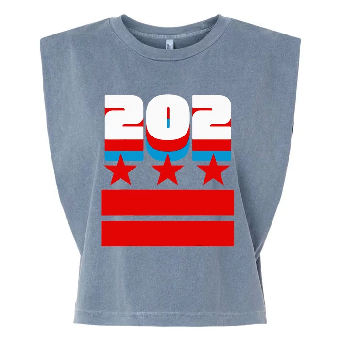 Washington Dc Flag Garment-Dyed Women's Muscle Tee