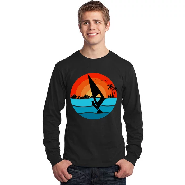 Windsurfing Designs For Windsurfer Tall Long Sleeve T-Shirt