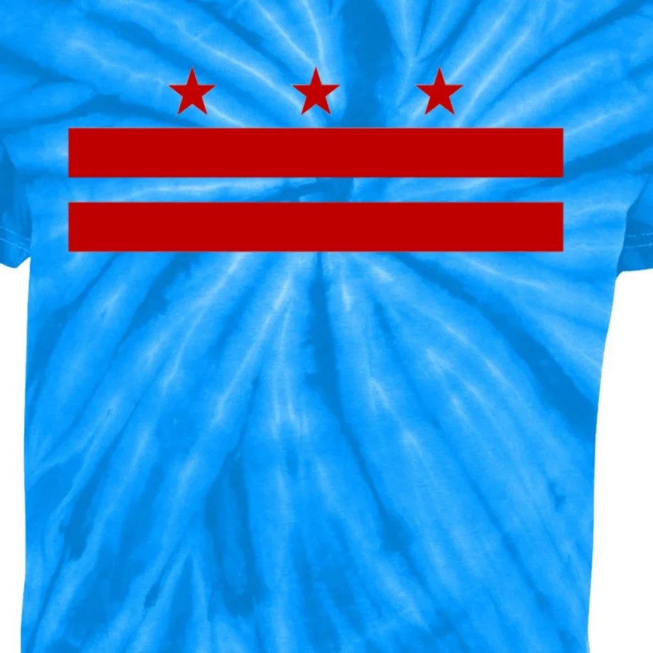 Washington Dc Flag Gift Washington Dc City Flag Gift Kids Tie-Dye T-Shirt