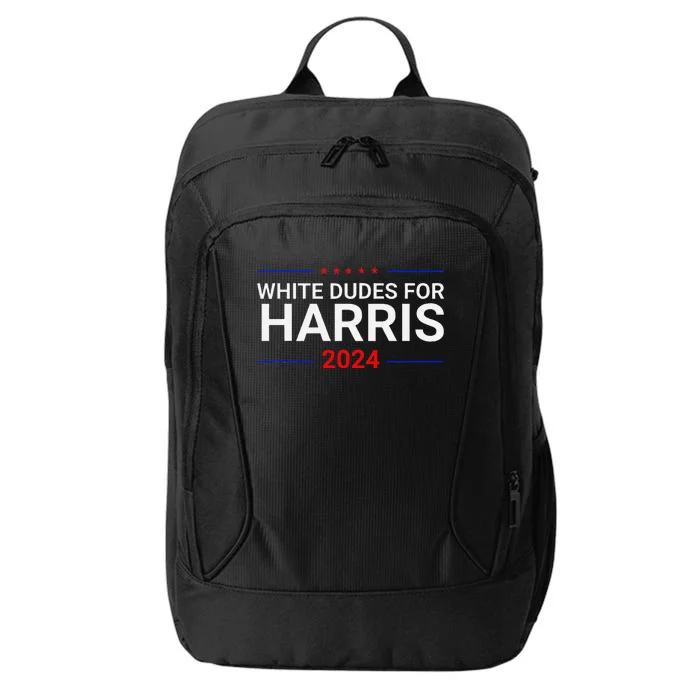 White Dudes For Harris City Backpack