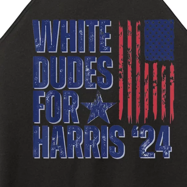 White Dudes For Kamala 2024 Usa President Voting Kamalaharris Women’s Perfect Tri Rocker Tank