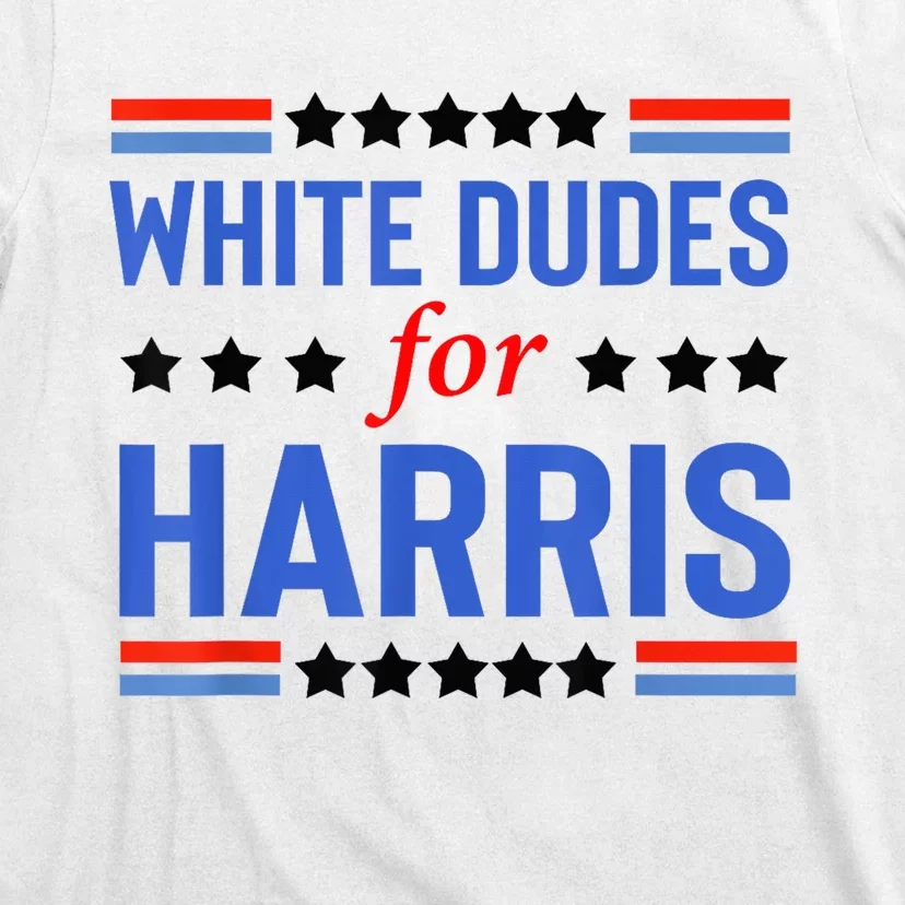 White Dudes For Kamala Harris Voting Usa President Kamalaharris T-Shirt