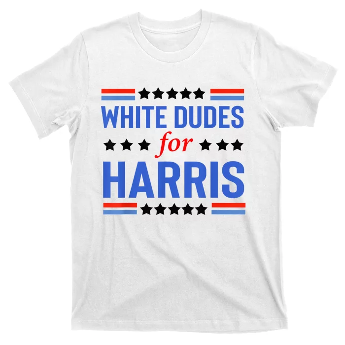 White Dudes For Kamala Harris Voting Usa President Kamalaharris T-Shirt