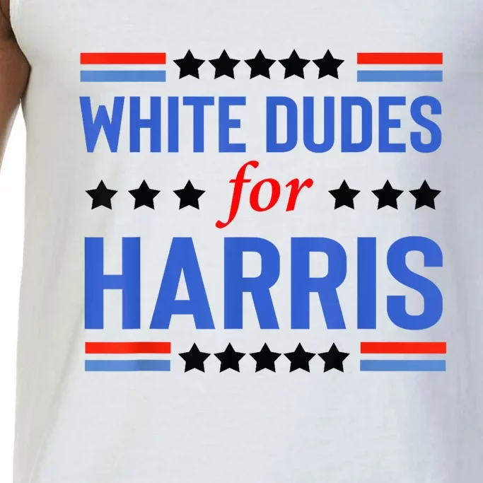 White Dudes For Kamala Harris Voting Usa President Kamalaharris Comfort Colors® Tank Top