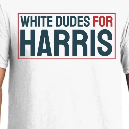 White Dudes For Harris 2024 Pajama Set