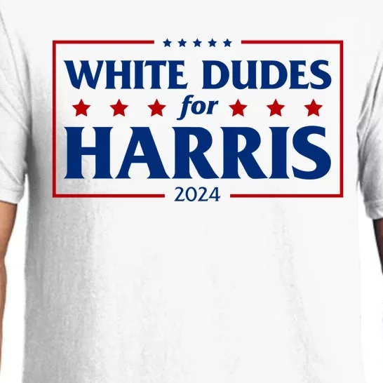 White Dudes For Harris 2024 Pajama Set