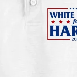 White Dudes For Harris 2024 Dry Zone Grid Performance Polo