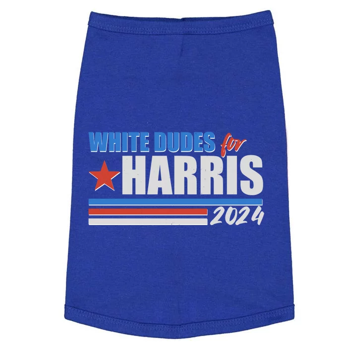 White Dudes For Kamala Harris 2024 Doggie Tank