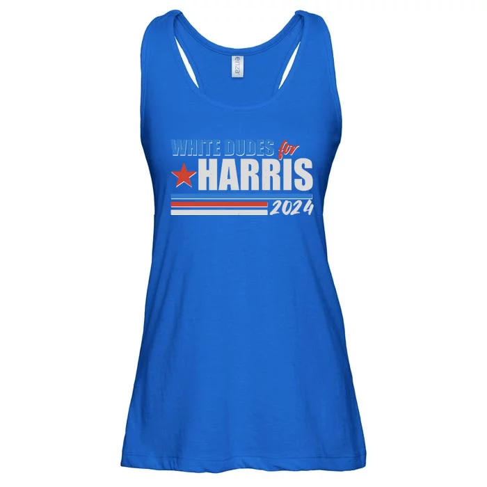 White Dudes For Kamala Harris 2024 Ladies Essential Flowy Tank