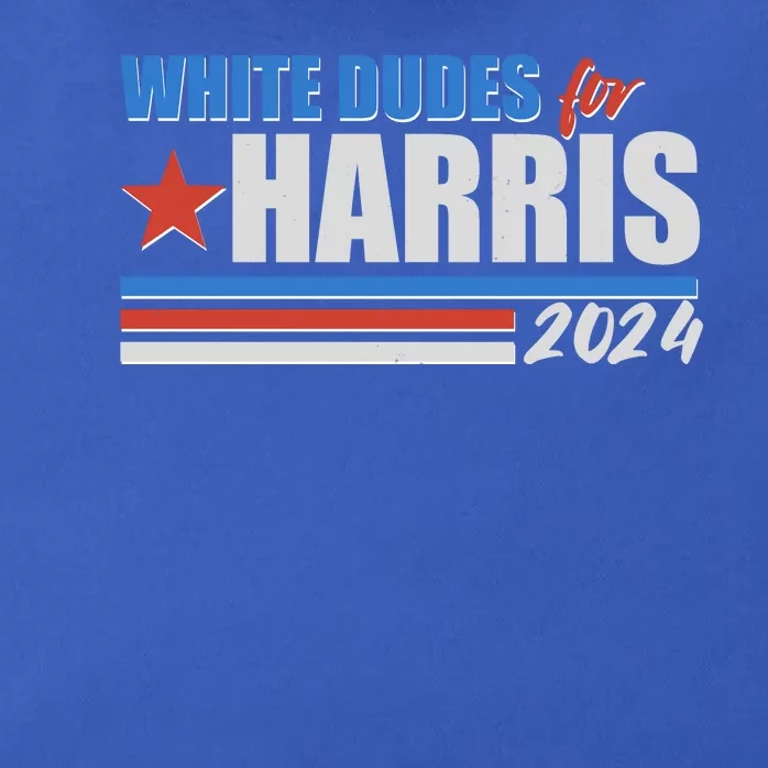 White Dudes For Kamala Harris 2024 Zip Tote Bag