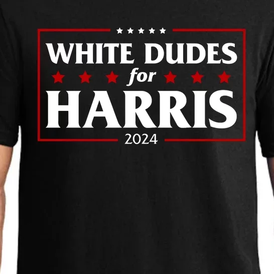 White Dudes For Harris 2024 Pajama Set