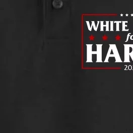 White Dudes For Harris 2024 Dry Zone Grid Performance Polo