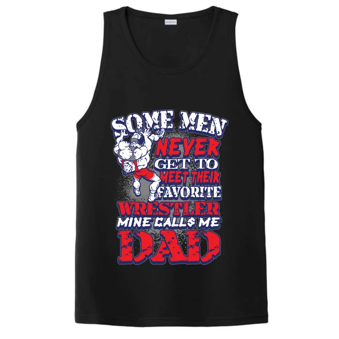 Wrestling Dad Gift Gift Coach Gift Performance Tank